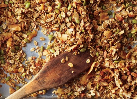 granola à la friteuse sans huile